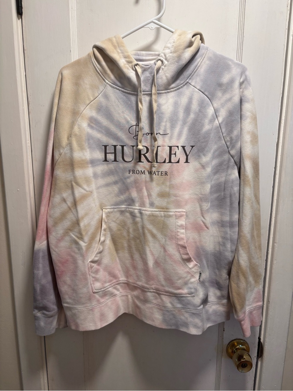 Hurley ‘Born from water’ pastel tye-dye hoodie